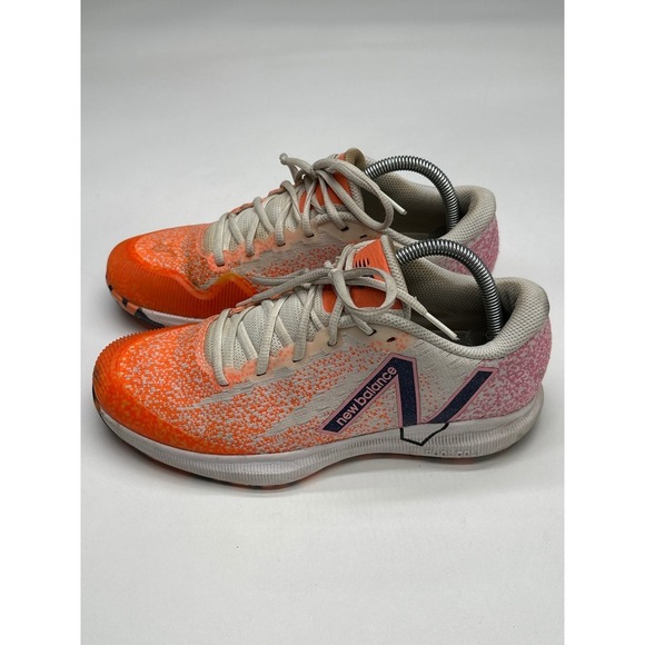 New Balance FuelCell Running Shoes Women's Orange Pink Sneakers size 8 - Picture 4 of 6